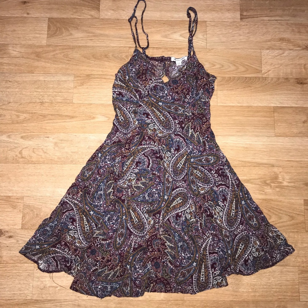 American Eagle Outfitters pattern sun dress Sz XS